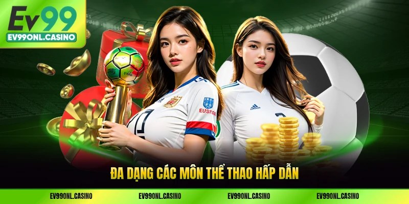 Đa dạng các môn thể thao hấp dẫn