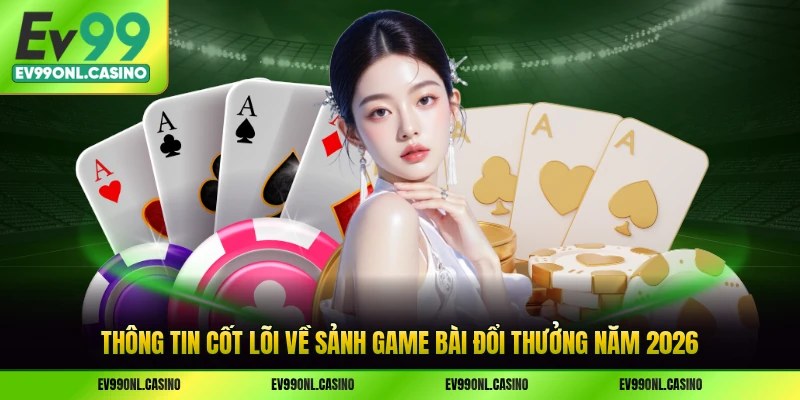 Thông tin cốt lõi về sảnh game bài đổi thưởng năm 2026